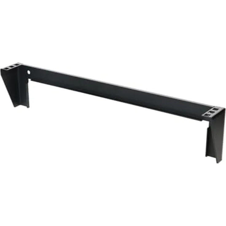 DSIT 1HE 19 Zoll vertikaler Wand-Montagerahmen, platzsparend für Netzwerkgeräte, schwarz