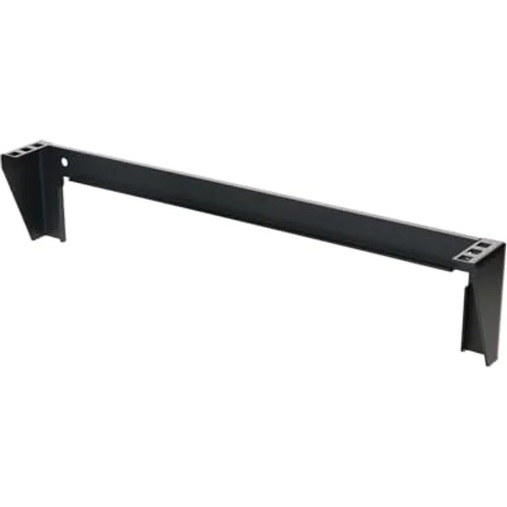 DSIT 1HE 19 Zoll vertikaler Wand-Montagerahmen, platzsparend für Netzwerkgeräte, schwarz – Bild 1
