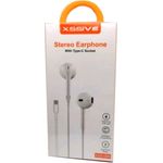 COFI 1453 In-Ear Kopfhörer Typ-C Headset mit Mikrofon USB-C Anschluss kompatibel mit Smartphones Weiß, Sprachanruf Unterstützung, ergonomisches Design
