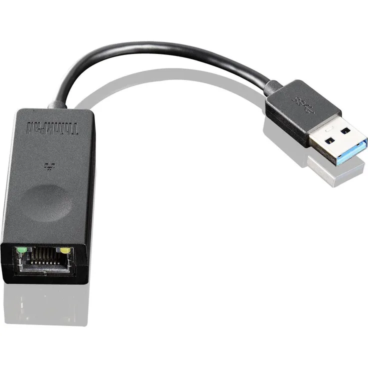 Lenovo ThinkPad USB 3.0 Ethernet Adapter - Gigabit Netzwerkadapter für ThinkPad Modelle, Schwarz