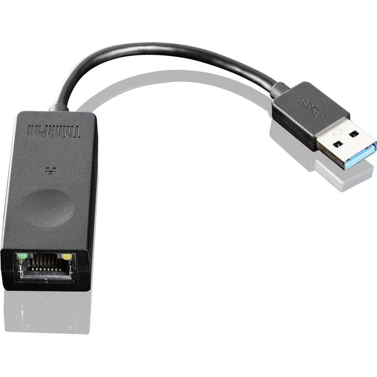 Lenovo ThinkPad USB 3.0 Ethernet Adapter - Gigabit Netzwerkadapter für ThinkPad Modelle, Schwarz