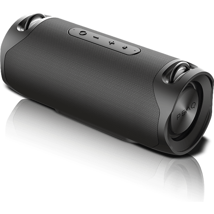 PEAQ PPA 502 Bluetooth Lautsprecher, schwarz, wasserfest