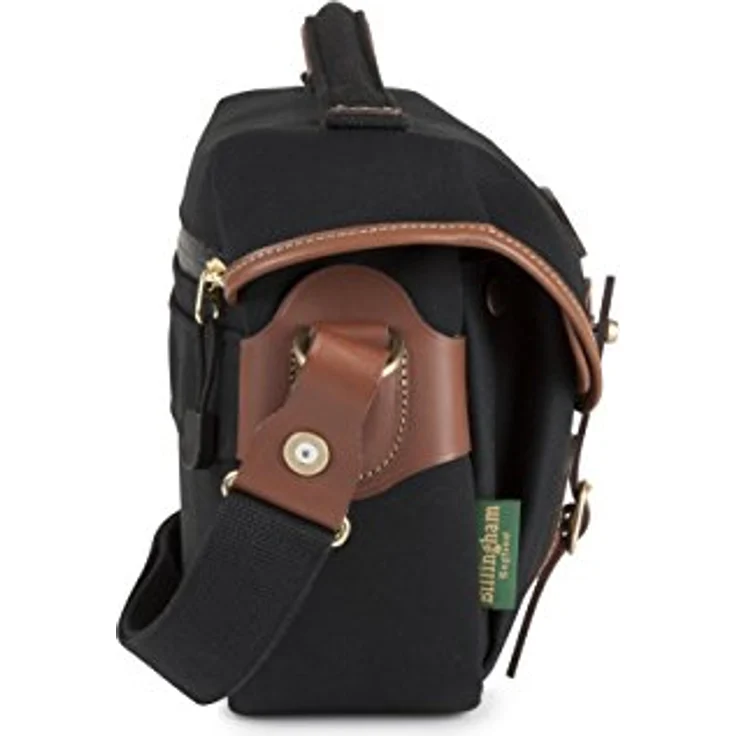 Billingham Small Pro Canvas-Tasche Rucksack (Schnellverschluss-System, Regenabweiser) schwarz und Toasten – Bild 5