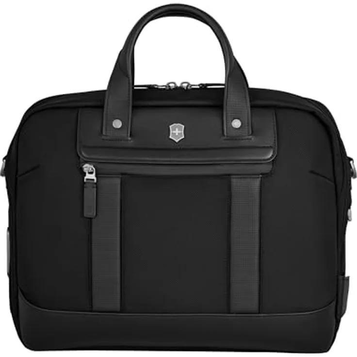 Victorinox Architecture Urban2 Briefcase, Business-Aktentasche mit 360-Grad-Schutz, 16 l, Schwarz