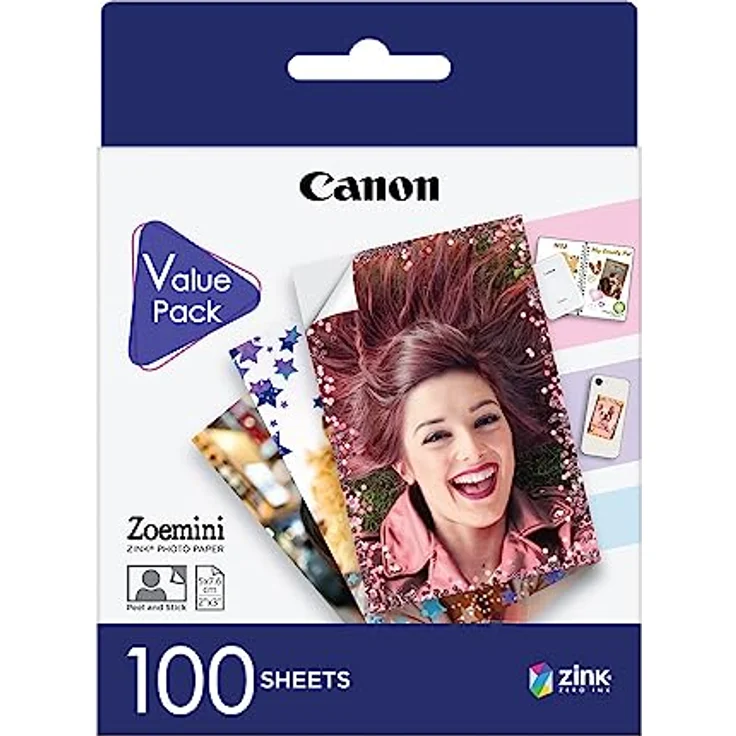 Canon Zoemini ZINK Photo Paper (Pack of 100 sheets) – Bild 1