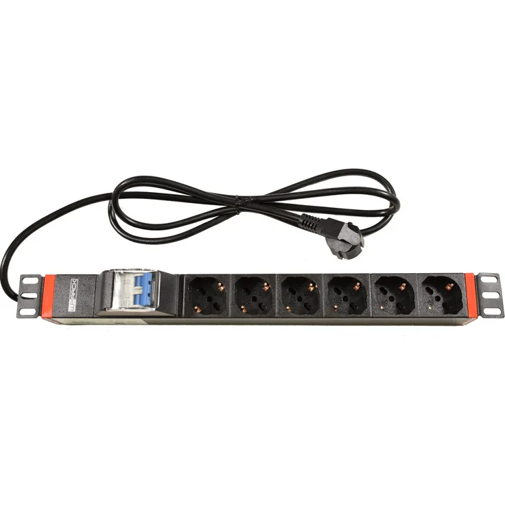 Televes Steckdosenleiste USDL6SA, mit integriertem Überspannungsschutz
