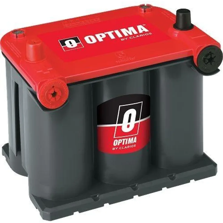 OPTIMA Optima RedTop Starterbatterie 12V 44Ah 730A/EN L2, AGM-Batterie für Chevrolet Camaro