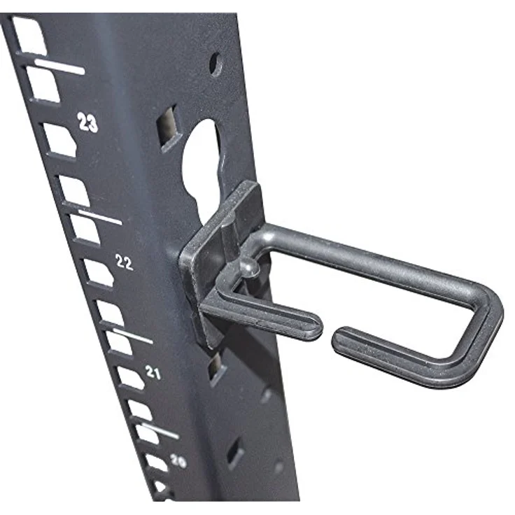 Intellinet Open Frame - Schrank - offener Rahmen - 4 Pfosten - Schwarz - 26U - (48.3 cm) 19 Zoll – Bild 9