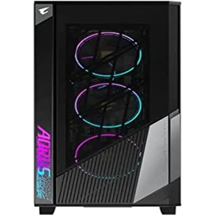 Case|GIGABYTE|AORUS C500 Glass|MidiTower|ATX|EATX|MicroATX|MiniITX|Colour Juodas|GB-AC500GST – Bild 1