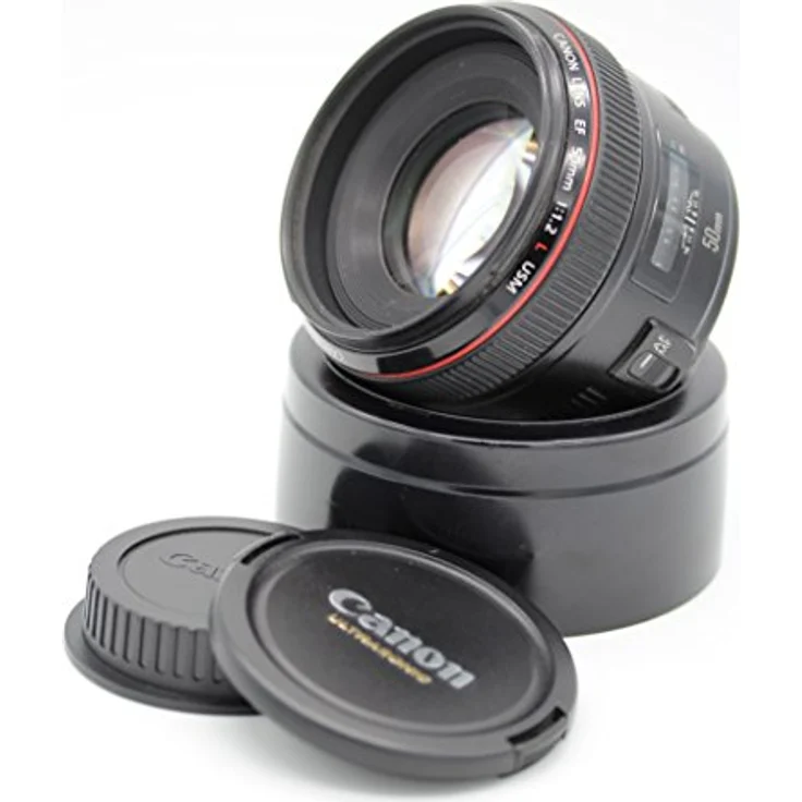 Canon Objektiv EF 50mm F1.2L USM für EOS (Festbrennweite, 72mm Filtergewinde, Autofokus) schwarz – Bild 2