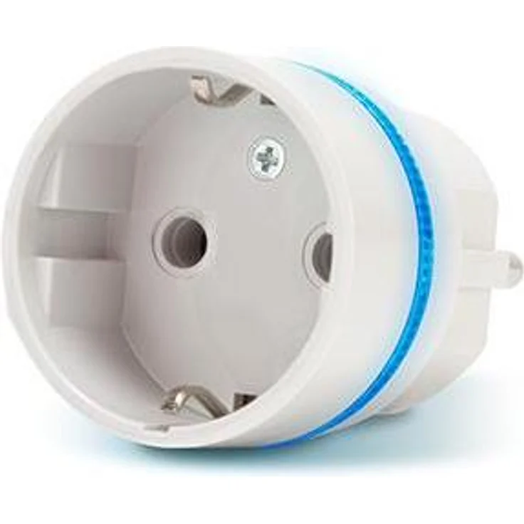 Satel ABAX/ABAX2 ASW-200-F, Smart Plug mit 2300 W Leistung, hellgrau, kompatibel mit Smart Home-Systemen ohne Hub-Anforderung