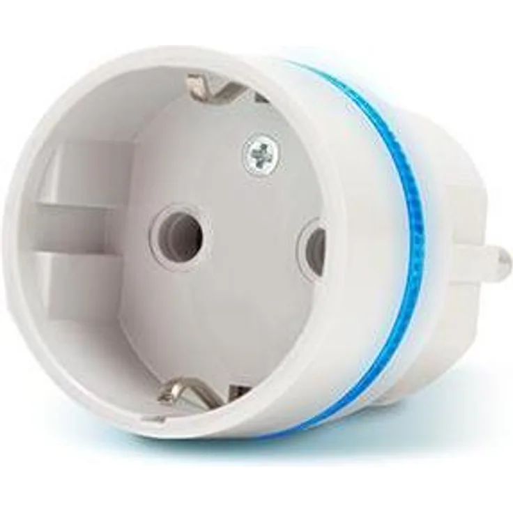 Satel ABAX/ABAX2 ASW-200-F, Smart Plug mit 2300 W Leistung, hellgrau, kompatibel mit Smart Home-Systemen ohne Hub-Anforderung
