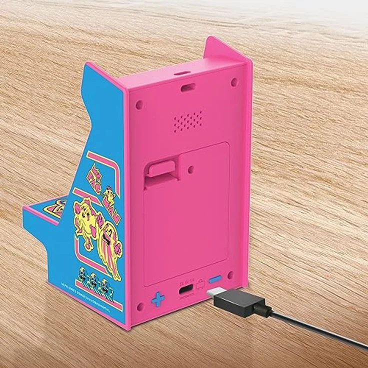 My Arcade Nano Player Ms PacMan, 4.5 Zoll tragbare Konsole mit 2.4” Farbdisplay und Lautstärkeregler – Bild 5