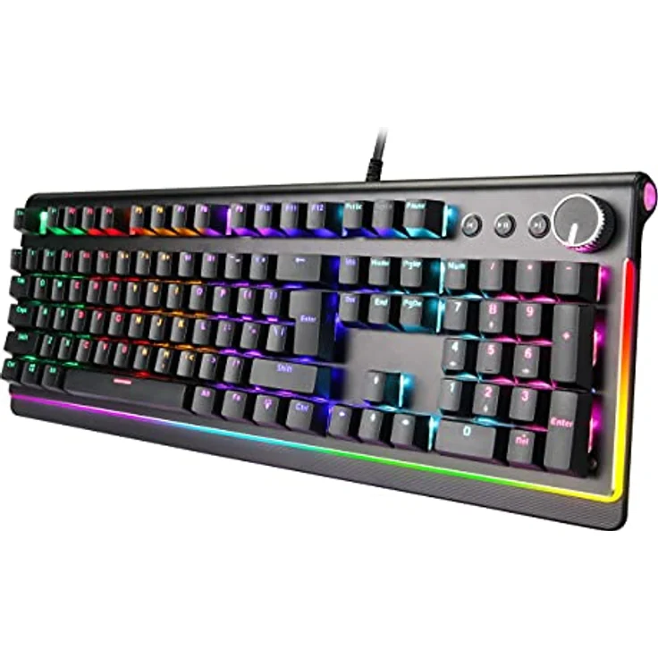 Hyrican Striker ST-MK91 Gaming-Tastatur, mechanisch, Anti-Ghosting, QWERTZ, schwarz – Bild 3