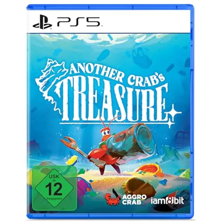IAM8BIT Another Crab's Treasure, PS5-Spiel im Soulslike-Stil mit Abenteuerelementen, inklusive faltbarem Hochglanzposter und digitalem Soundtrack (solange der Vorrat reicht)