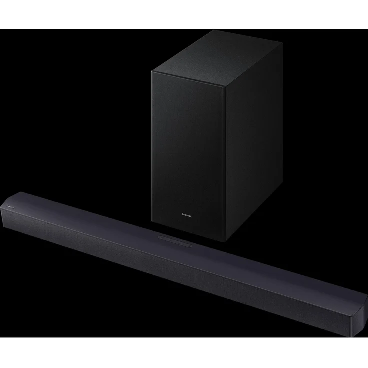 Samsung HW-B450F, 300 W 2.1 Kanal Soundbar mit Wireless Subwoofer und Bass Boost, Schwarz – Bild 1