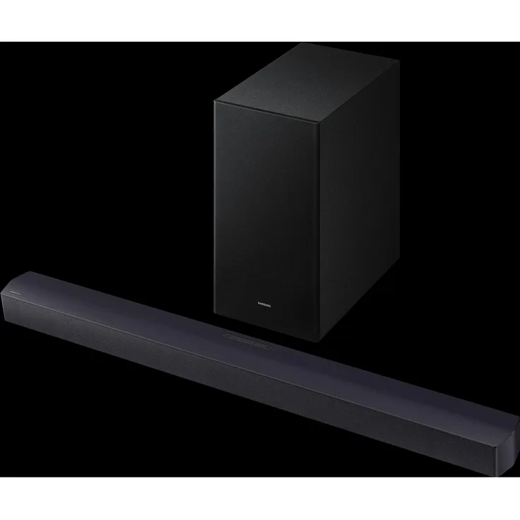 Samsung HW-B450F, 300 W 2.1 Kanal Soundbar mit Wireless Subwoofer und Bass Boost, Schwarz
