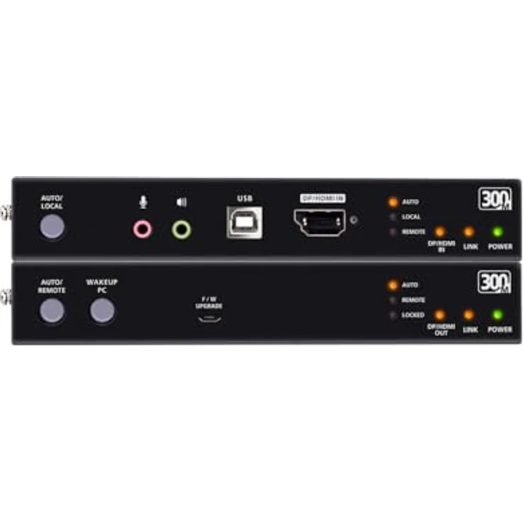 ATEN CE980 KVM-Extender, DisplayPort® 4096 x 2160 Pixel, bis zu 300 m Reichweite, USB 2.0 und RS-232 Unterstützung – Bild 2