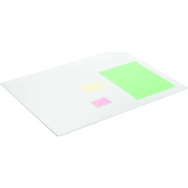 Durable Schreibunterlage mit Dekorrille, 65 x 50 cm, blendfrei, rutschfest, PP, transparent, 712319 – Bild 2