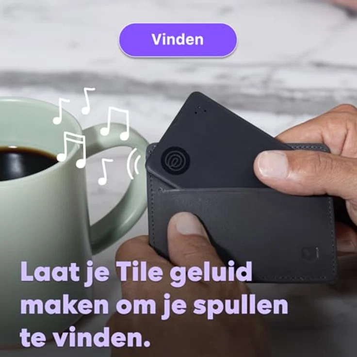 Tile by Life360 Slim (2024) – Geldbörsenfinder und Bluetooth-Tracker, iOS & Android-kompatibel, 105 m Reichweite, wasserdicht, 1er-Pack (Navy Blaze) – Bild 3