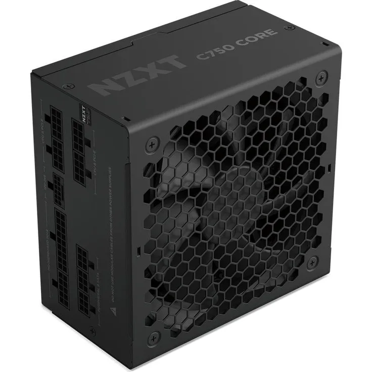 NZXT C1000, 1000 W ATX 3.1 Netzteil mit 80+ Gold-Zertifizierung, vollmodularem Kabelmanagement und 135mm Lüfter, Schwarz