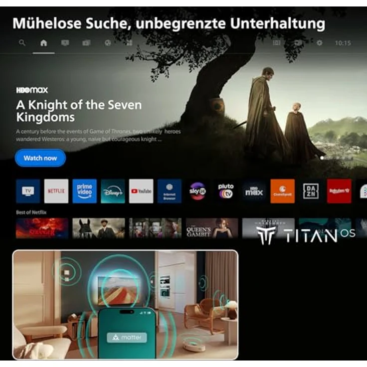 PHILIPS Ambilight TV 55OLED761/12, 55 Zoll OLED Smart TV mit UHD 4K und Ambilight Technologie – Bild 7