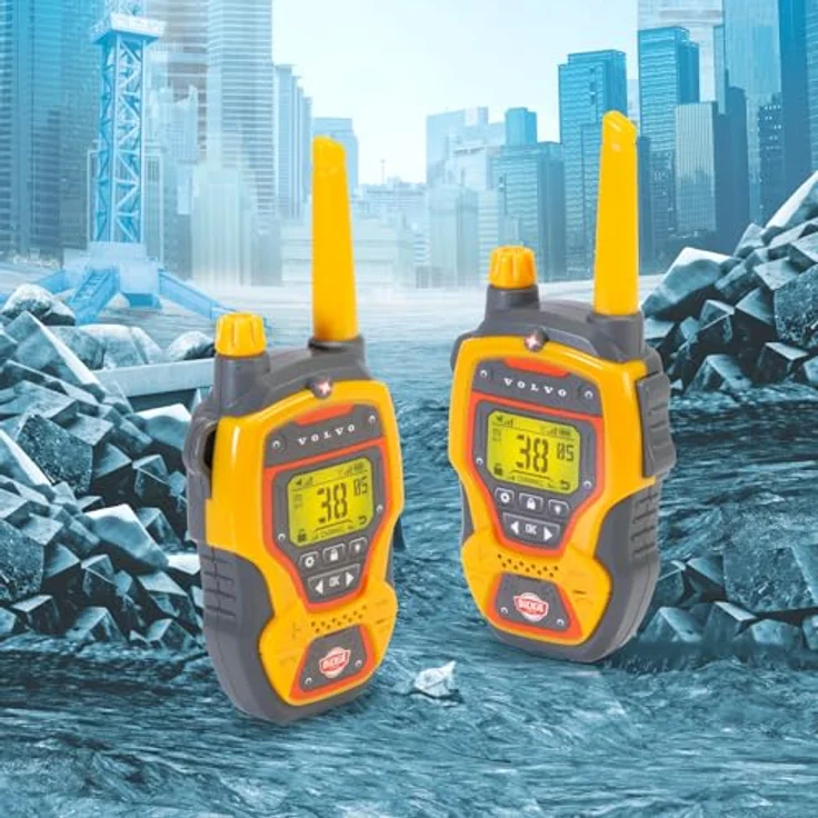 Dickie Walkie Talkie Builder, Funkgerät mit 2,4 GHz und bis zu 100 m Reichweite, 1 Stück – Bild 4