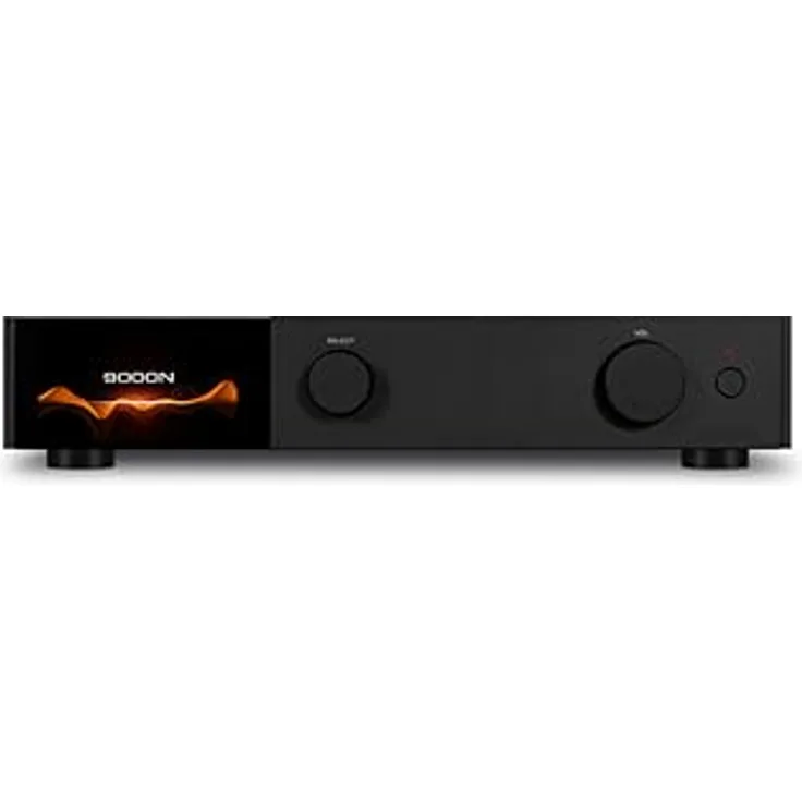 Audiolab 9000N Wireless Network Player - DAC Integration, Hochwertiges Streaming, 12V Trigger, Vielseitige Anschlüsse - Schwarz