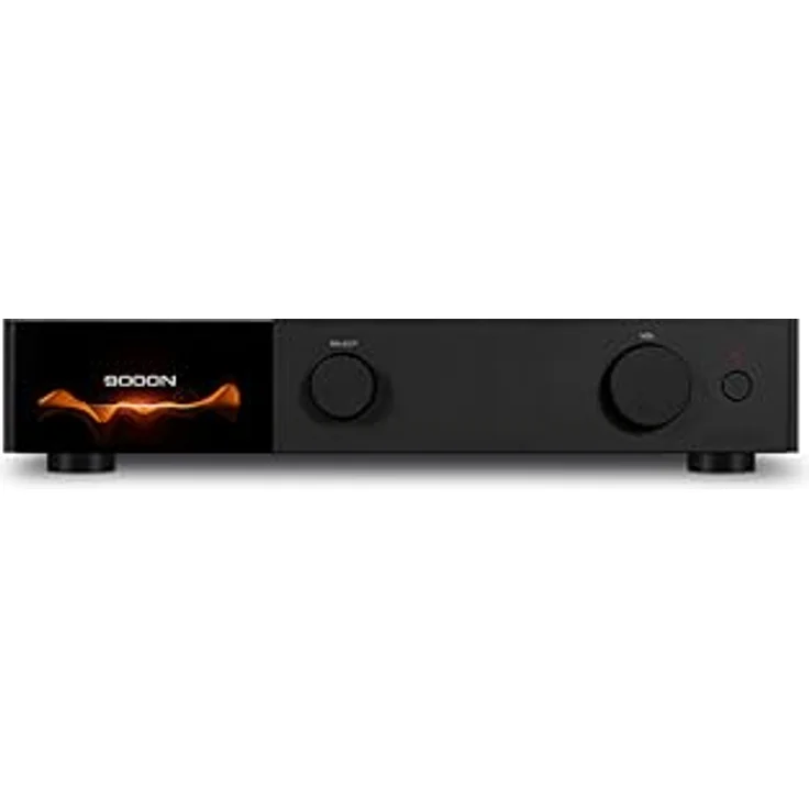 Audiolab 9000N Wireless Network Player - DAC Integration, Hochwertiges Streaming, 12V Trigger, Vielseitige Anschlüsse - Schwarz – Bild 1