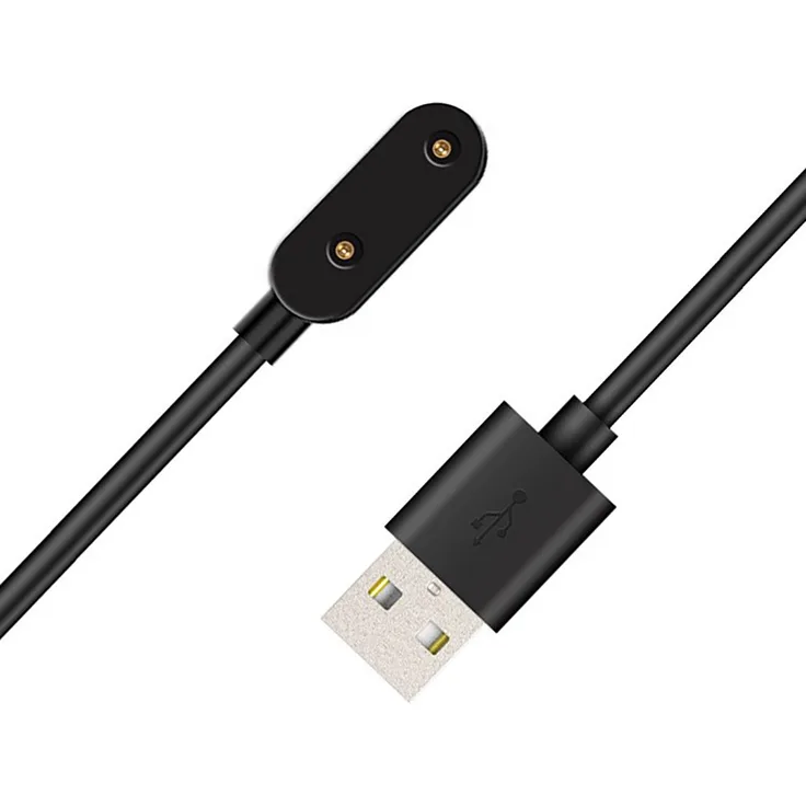 Hurtel Ładowarka HLH-10, Magnetisches Ladekabel für Huawei Band 6/7/8/9/10 und Watch Fit 1/2/3, 1m - Schwarz