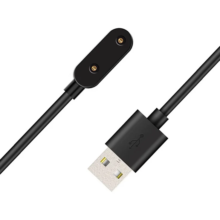 Hurtel Ładowarka HLH-10, Magnetisches Ladekabel für Huawei Band 6/7/8/9/10 und Watch Fit 1/2/3, 1m - Schwarz