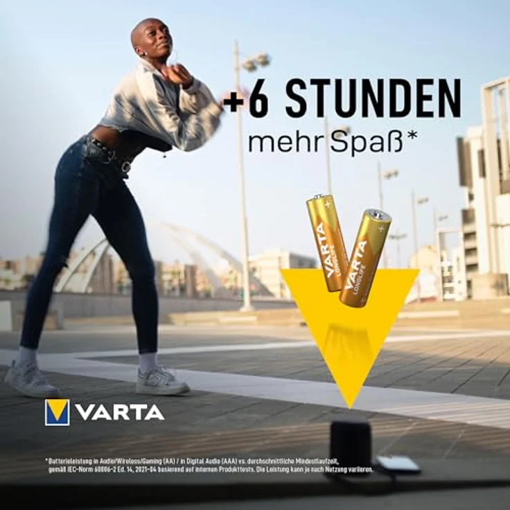 VARTA R6 (AA) Longlife Alkalibatterie, 6 Stück, langlebig und ideal für Geräte mit niedrigem Energieverbrauch – Bild 8
