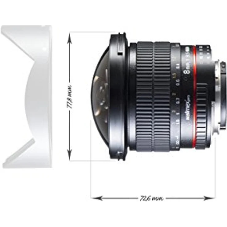 Walimex pro 8-3,5 Fisheye II APS-C Nikon F AE – Bild 6