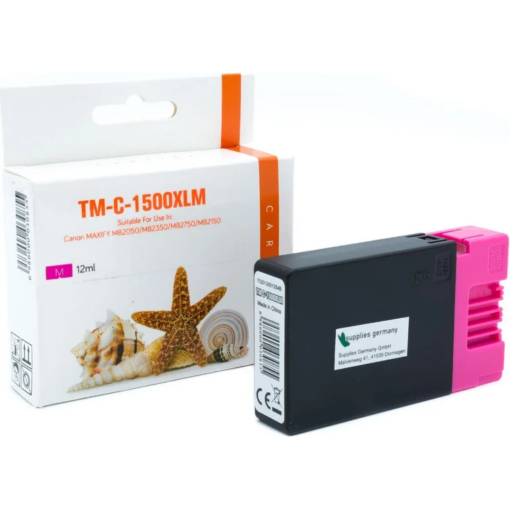 Supplies Germany PGI-1500 XLM / 9194B001 Tintenpatrone, 1-tlg. magenta, kompatibel mit Canon Maxify Druckern