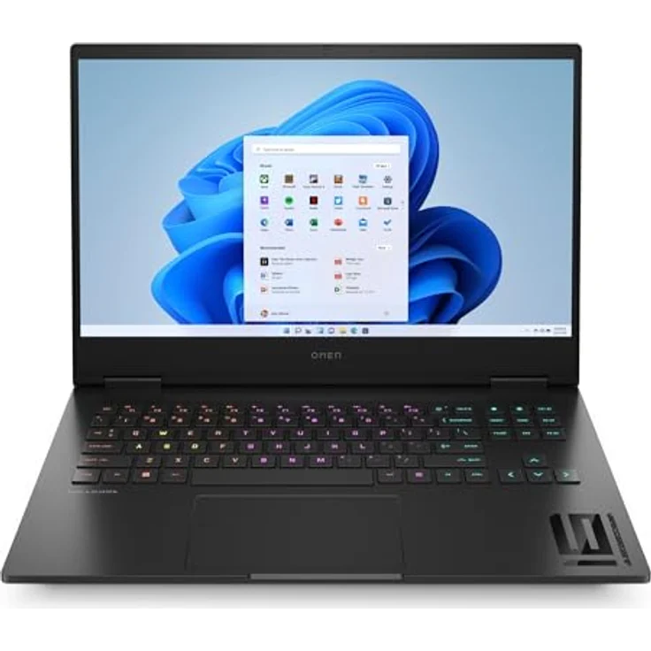 HP Omen 16-xd0674ng, 16,1 Zoll Gaming Notebook mit AMD Ryzen™ Prozessor, 1000 GB SSD, 16 GB RAM, Schwarz – Bild 2