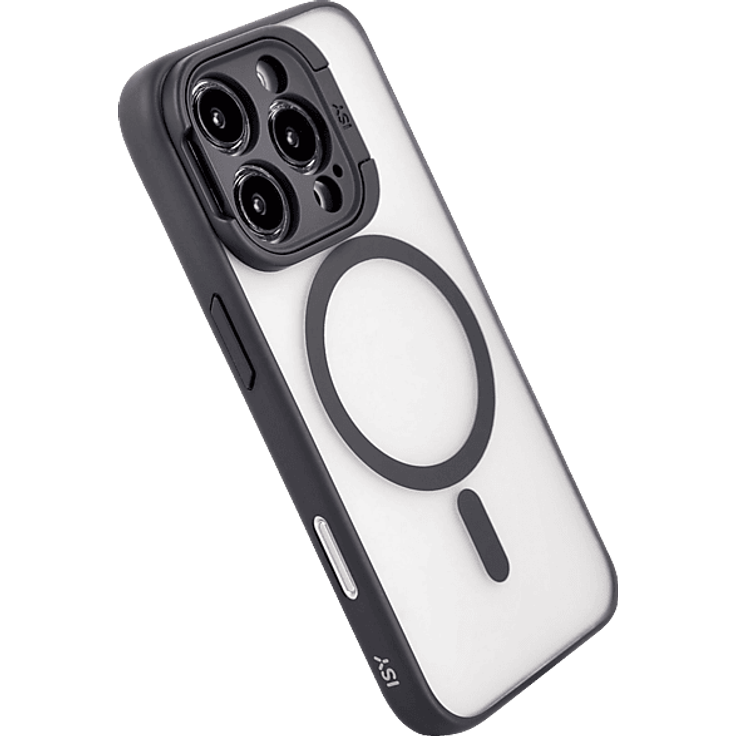 ISY ISC-2453 MagISY Backcover für Apple iPhone 16 Pro Max, Smokey Black
