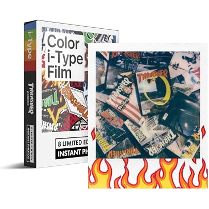 POLAROID i-Type Farbfilm Thrasher Edition, Sofortbildfilm glänzend, 8 Bilder mit einzigartigem Artwork – Bild 3