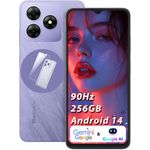 Blackview Wave 8 (12+256) AI Smartphone, 6,6 Zoll, 13 MP Kamera, 256GB, Dual SIM 4G, Android 14, AI-Dialog