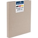 goldbuch Ringbuch A4 Bella Vista Trend, Leinenumschlag, 2-Ringmechanik, beige