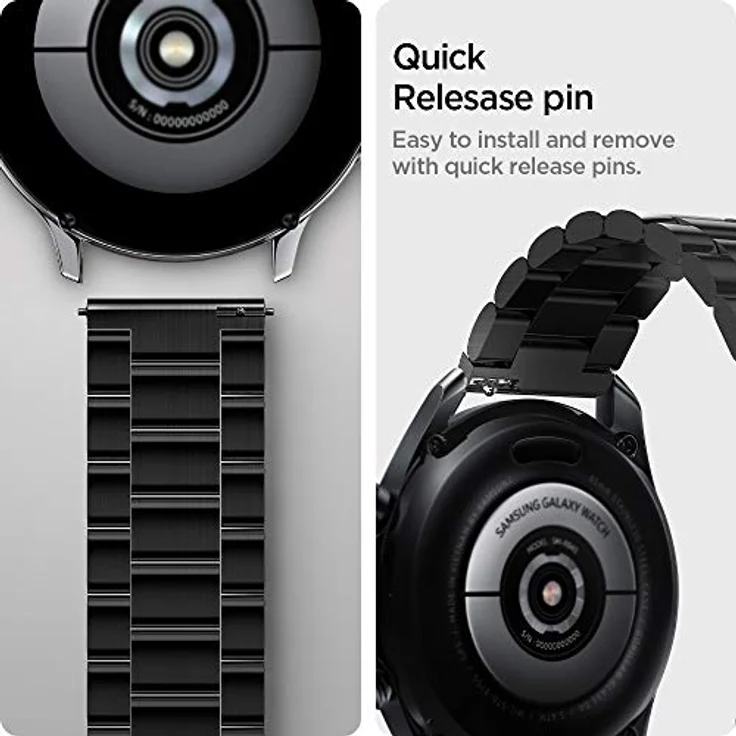 SPIGEN Band für Smartwatches Modern Fit Band Black – Bild 7