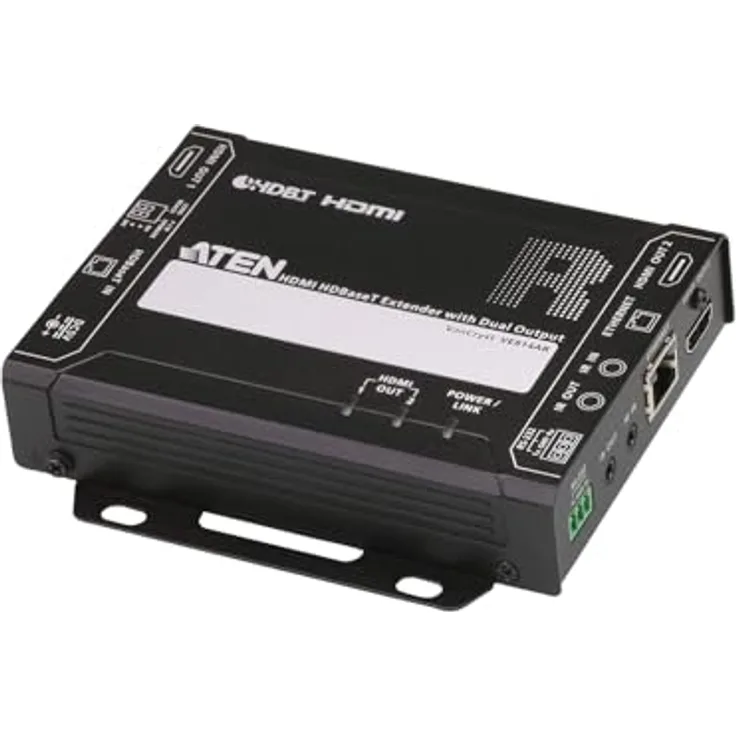 ATEN VE814AR IP Modul für KVM Switche, HDMI und VGA, 4096 x 2160 Pixel, HDCP 2.2, 100 m Reichweite, RS-232 und IR Unterstützung