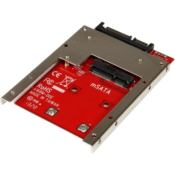 StarTech.com mSATA SSD auf 2,5 Zoll SATA Adapter - Konverter, mSATA auf 22-Pin SATA 6,4cm HDD Adapter – Bild 5