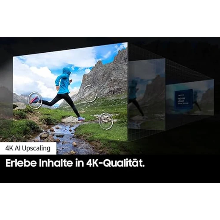 Samsung QLED 4K Q80D Fernseher 85 Zoll, Samsung TV mit Neural Quantum 4K AI Gen2 Prozessor, 4K AI Upscaling, Direct Fully Array, Smart TV, GQ85Q80DATXZG, Deutsches Modell [2024] – Bild 5