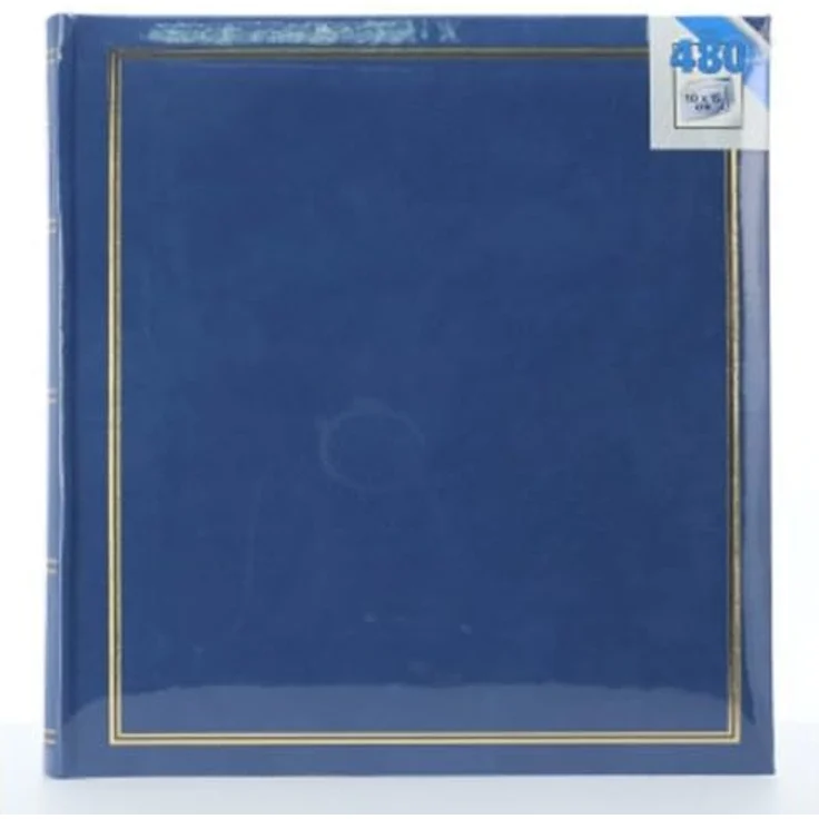 Hama Super-Jumbo-Album London, 34x35 cm, 80 weiße Seiten, Blau – Bild 8