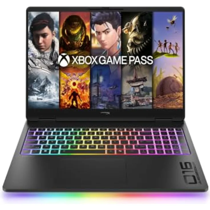 HP Omen 16-ak1470ng, 16" Gaming-Notebook mit 5,1 GHz, 40,6 cm, schwarz