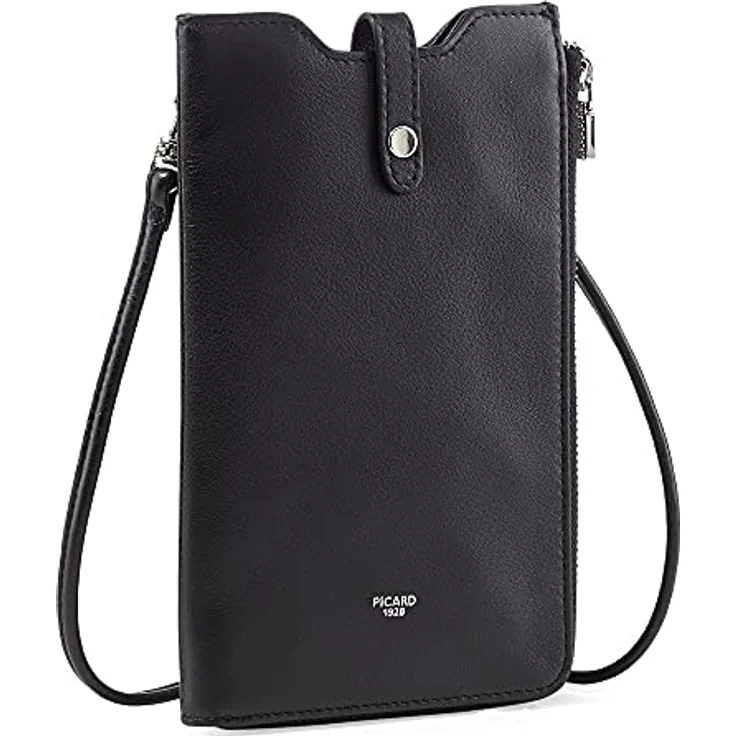 Picard Bingo Handytasche, 100% Leder, 18 cm, schwarz – Bild 3