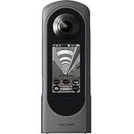 Ricoh Theta X 2023, 360° Camcorder mit 5.7K Videoauflösung, 48 MP, 2,25 Zoll Touchscreen und 46 GB Speicher, Schwarz