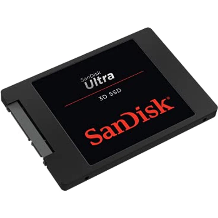 SanDisk Ultra 3D SSD 1 TB SSD interne SSD Festplatte (SSD intern 2,5 Zoll, stoßbeständig, 3D NAND-Technologie, n-Cache 2.0-Technologie, 560 MB/s Übertragungsraten) Schwarz – Bild 2