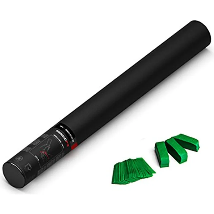 Magic FX Handheld Konfetti Kanone 50cm Dunkelgrün