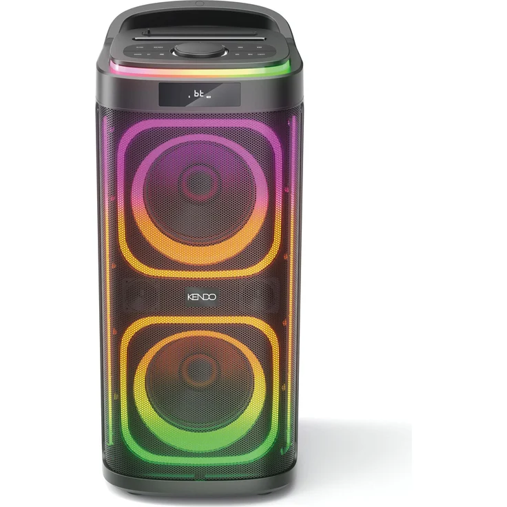 Kendo Partybox Club XL 25EX, kraftvoller Party Lautsprecher Schwarz mit 100 W, Bluetooth V5.3 und TWS функция